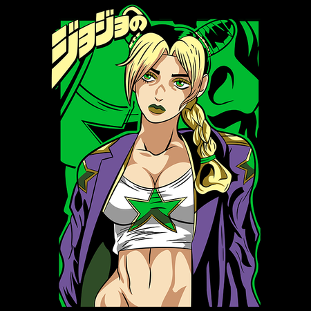 Koszulka Czarna JOJO's Bizarre Adventure - WYBIERZ KOLOR KOSZULKI I FASON