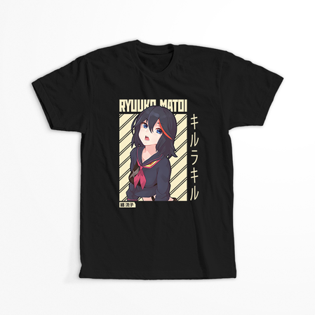 Koszulka Czarna - Kill La Kill - WYBIERZ KOLOR KOSZULKI I FASON