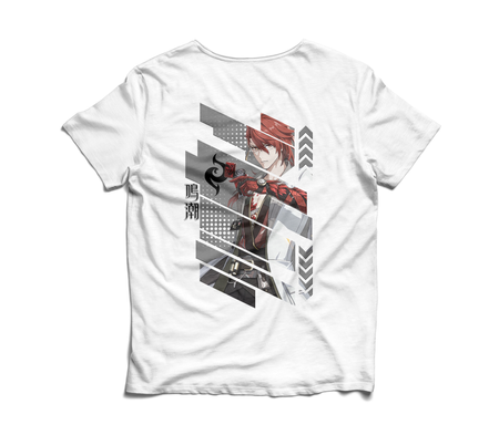 Koszulka Biała Wuthering Waves - WYBIERZ FASON I KOLOR KOSZULKI 