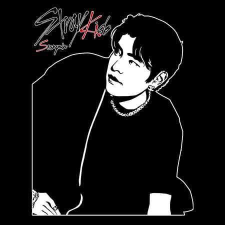 Koszulka Biała Stray Kids WYBIERZ KOLOR KOSZULKI I FASON