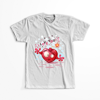 Koszulka Walentynki WYBIERZ KOLOR KOSZULKI I FASON