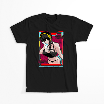 Koszulka Czarna Spy X Family - WYBIERZ KOLOR KOSZULKI I FASON