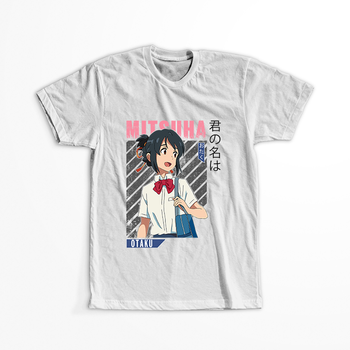 Koszulka Biała Kimi no na wa WYBIERZ KOLOR KOSZULKI I FASON