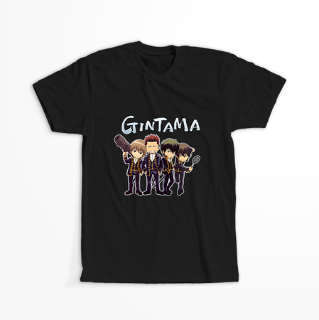 Koszulka Czarna Gintama WYBIERZ KOLOR KOSZULKI I FASON