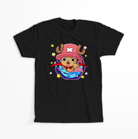 Koszulka Czarna One Piece - WYBIERZ KOLOR KOSZULKI I FASON