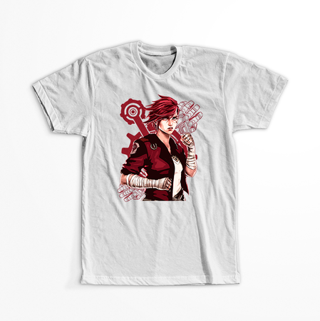 Koszulka Biała - League of Legends & Arcane - WYBIERZ KOLOR KOSZULKI I FASON