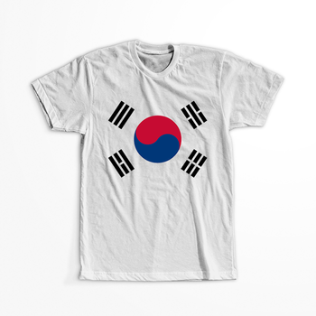 Koszulka Biała Korea - WYBIERZ KOLOR KOSZULKI I FASON