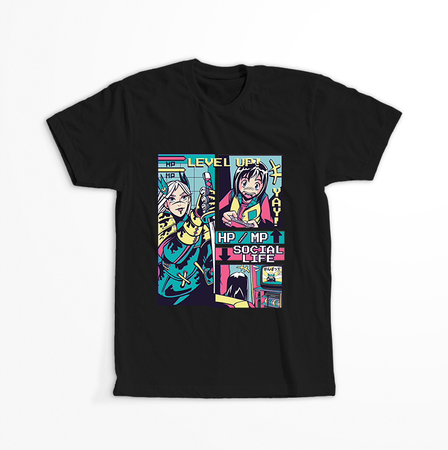Koszulka Lvl up! KOLOR KOSZULKI I FASON