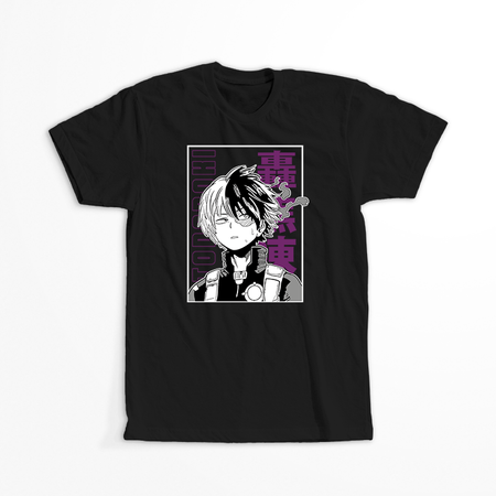 Koszulka Czarna My Hero Academia / Akademia bohaterów - WYBIERZ KOLOR KOSZULKI I FASON