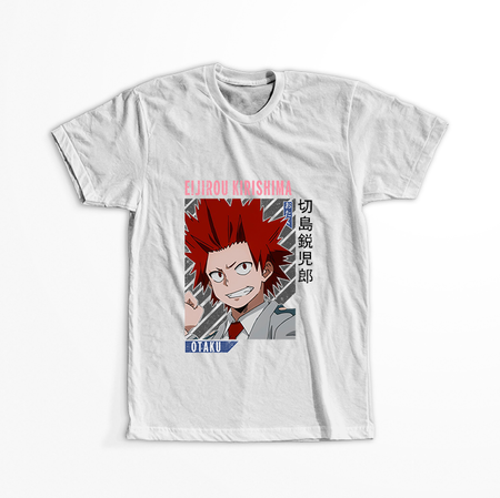 Koszulka Biała My Hero Academia / Akademia bohaterów - WYBIERZ KOLOR KOSZULKI I FASON