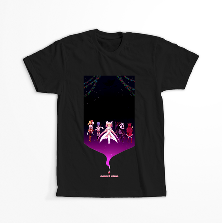 Koszulka Czarna - Puella Magi Madoka Magica  - WYBIERZ KOLOR KOSZULKI I FASON