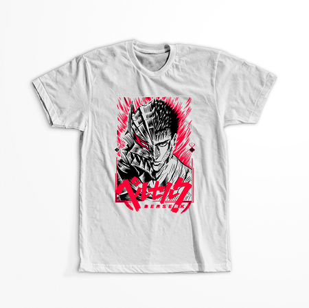 Koszulka Biała - Berserk - WYBIERZ KOLOR KOSZULKI I FASON