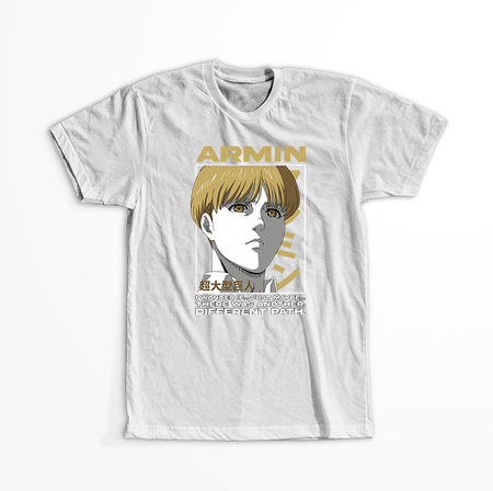 Koszulka Biała Attack on titan WYBIERZ KOLOR KOSZULKI I FASON