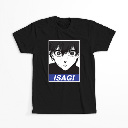 Koszulka Czarna - Blue Lock - WYBIERZ KOLOR KOSZULKI I FASON