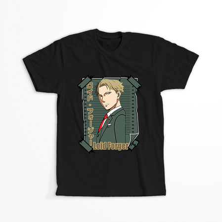 Koszulka Czarna Spy X Family - WYBIERZ KOLOR KOSZULKI I FASON