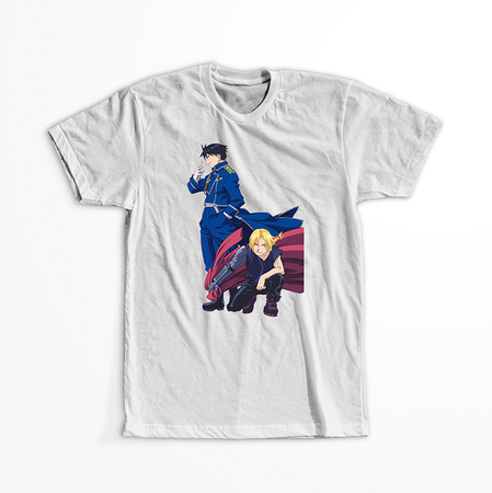 Koszulka Biała Fullmetal Alchemist - WYBIERZ KOLOR KOSZULKI I FASON