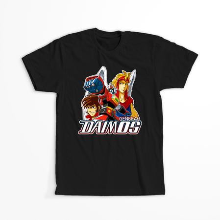 Koszulka Czarna - Generał Daimos - WYBIERZ KOLOR KOSZULKI I FASON