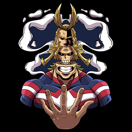 Koszulka Czarna My Hero Academia / Akademia bohaterów - WYBIERZ KOLOR KOSZULKI I FASON