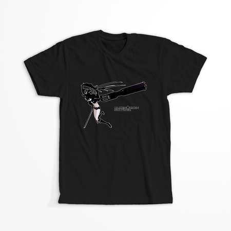 Koszulka Czarna Black Rock Shooter - WYBIERZ KOLOR KOSZULKI I FASON