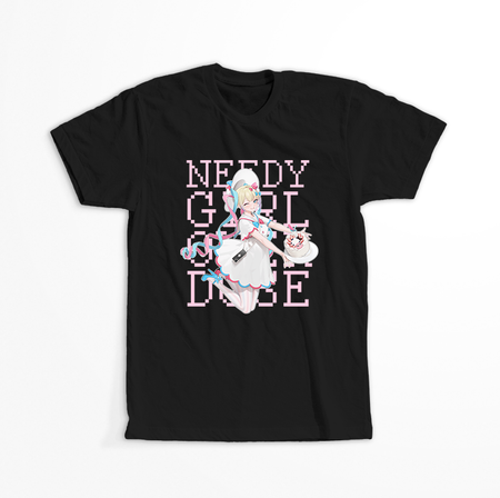 Koszulka Czarna -  Needy Girl Overdose - WYBIERZ KOLOR KOSZULKI I FASON