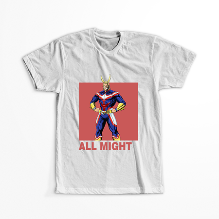 Koszulka Biała My Hero Academia / Akademia bohaterów - WYBIERZ KOLOR KOSZULKI I FASON
