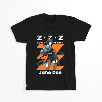 Koszulka Czarna - Zenless Zone Zero - WYBIERZ KOLOR KOSZULKI I FASON