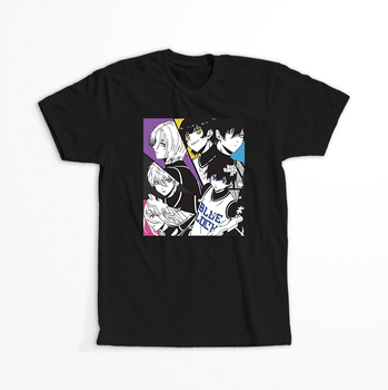 Koszulka Czarna - Blue Lock - WYBIERZ KOLOR KOSZULKI I FASON