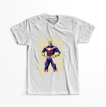 Koszulka Biała My Hero Academia / Akademia bohaterów - WYBIERZ KOLOR KOSZULKI I FASON