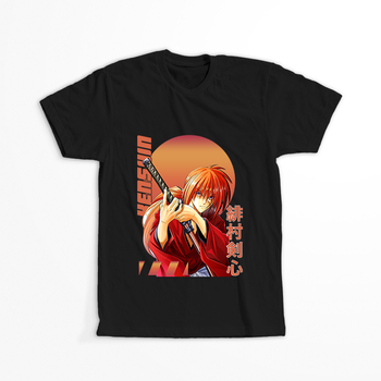 Koszulka Czarna Rurouni Kenshin WYBIERZ KOLOR KOSZULKI I FASON