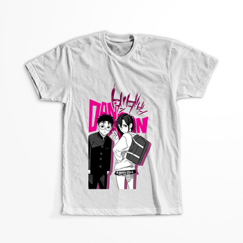 Koszulka Biała Dandadan - WYBIERZ FASON KOSZULKI