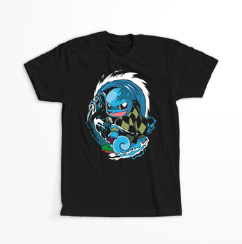 Koszulka Czarna - Pokemon x Demon Slayer - WYBIERZ KOLOR KOSZULKI I FASON