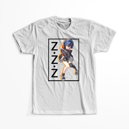 Koszulka Biała - Zenless Zone Zero - WYBIERZ KOLOR KOSZULKI I FASON