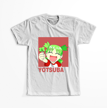 Koszulka Biała Yotsuba! WYBIERZ KOLOR KOSZULKI I FASON