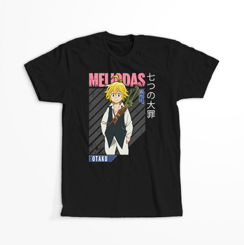 Koszulka Czarna Seven Deadly Sins - WYBIERZ KOLOR KOSZULKI I FASON