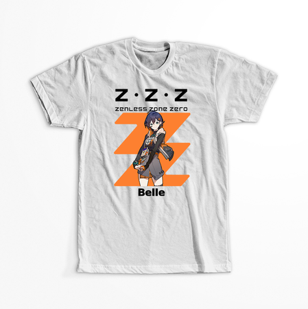 Koszulka Biała - Zenless Zone Zero - WYBIERZ KOLOR KOSZULKI I FASON