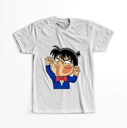 Koszulka Biała Detective Conan WYBIERZ KOLOR KOSZULKI I FASON