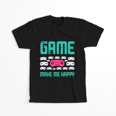 Koszulka Game make me happy WYBIERZ KOLOR KOSZULKI I FASON