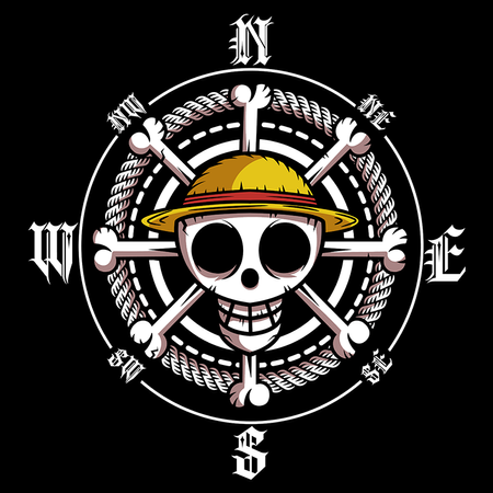 Koszulka Czarna One Piece - WYBIERZ KOLOR KOSZULKI I FASON