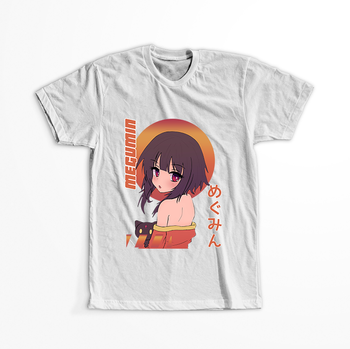 Koszulka Biała KonoSuba: God's Blessing on This Wonderful World! / Kono Subarashii Sekai ni Shukufuku wo! - WYBIERZ KOLOR KOSZULKI I FASON