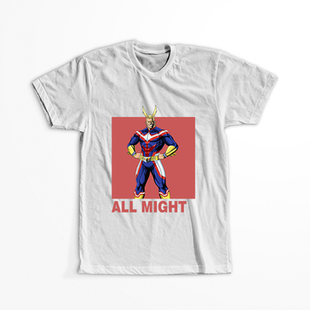 Koszulka Biała My Hero Academia / Akademia bohaterów - WYBIERZ KOLOR KOSZULKI I FASON