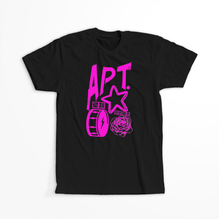 Koszulka Czarna Rosé WYBIERZ KOLOR KOSZULKI I FASON