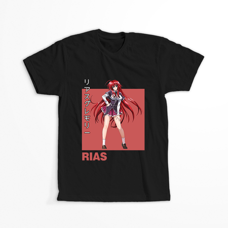 Koszulka Czarna Highschool DxD - WYBIERZ KOLOR KOSZULKI I FASON