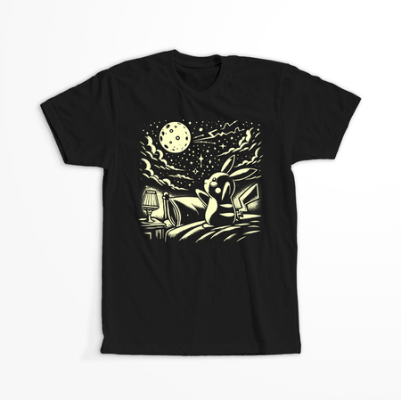 Koszulka Czarna - Pokemon - WYBIERZ KOLOR KOSZULKI I FASON