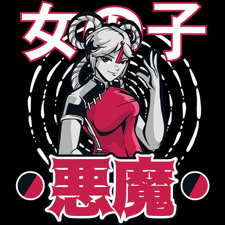 Koszulka Dziewczyna diabeł KOLOR KOSZULKI I FASON