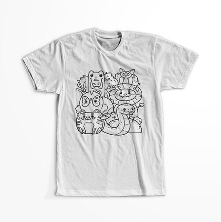 Koszulka Zoo WYBIERZ KOLOR KOSZULKI I FASON