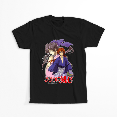 Koszulka Czarna Rurouni Kenshin WYBIERZ KOLOR KOSZULKI I FASON