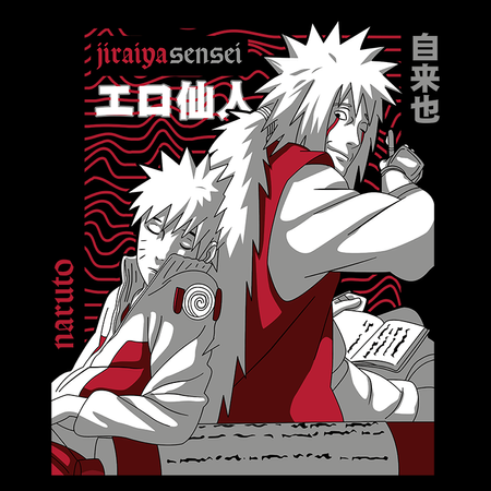 Koszulka Biała Naruto / Boruto - WYBIERZ KOLOR KOSZULKI I FASON