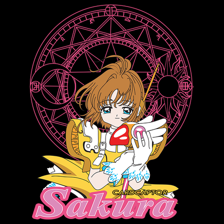Koszulka Biała - Card Captor Sakura - WYBIERZ KOLOR KOSZULKI I FASON