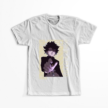 Koszulka Biała Mob Psycho 100 WYBIERZ KOLOR KOSZULKI I FASON