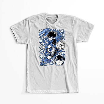 Koszulka Biała - Blue Lock - WYBIERZ KOLOR KOSZULKI I FASON